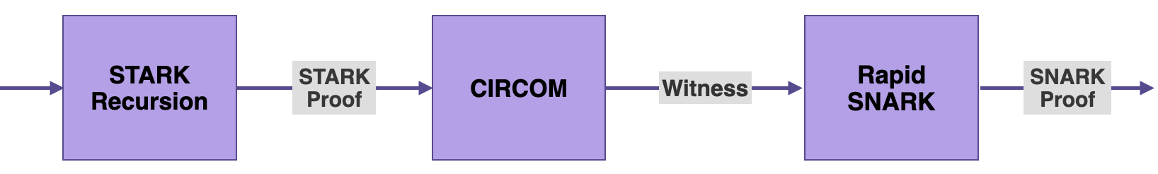 CIRCOM's input and output